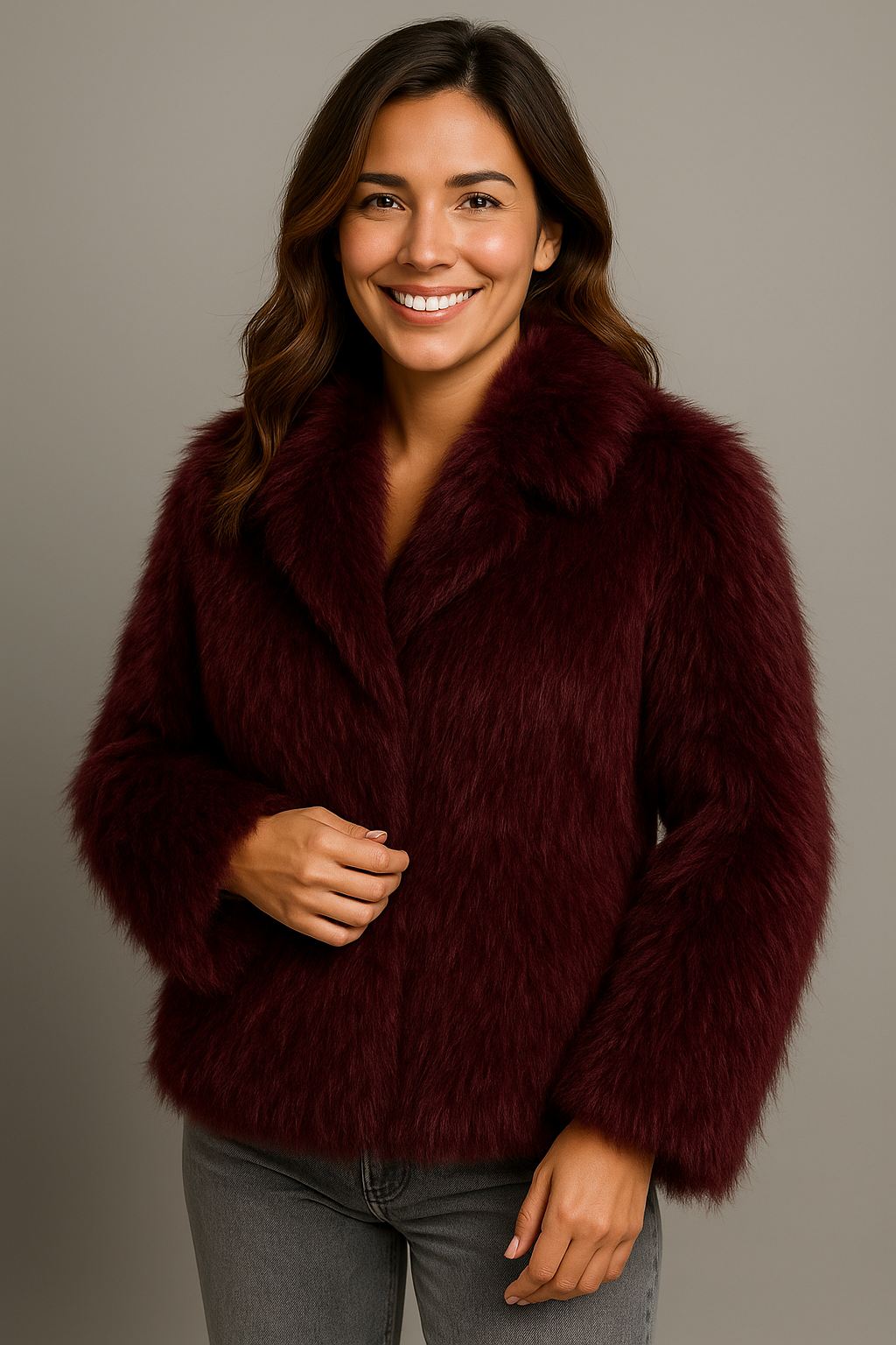 Leyla | Abrigo de piel Aurora Garcia