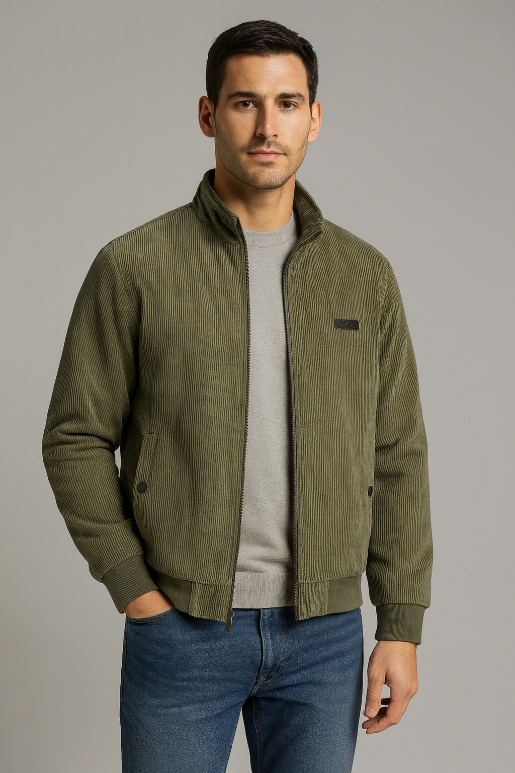 Hugo | Chaqueta de terciopelo abrigada