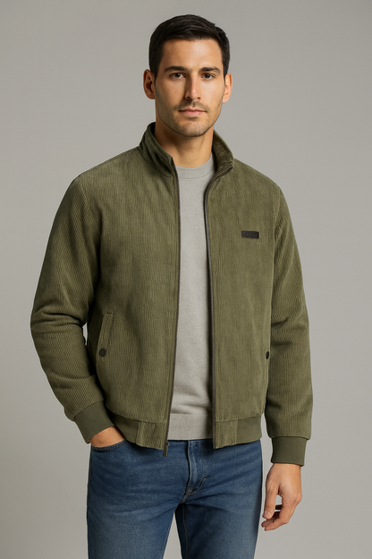 Hugo | Chaqueta de terciopelo abrigada