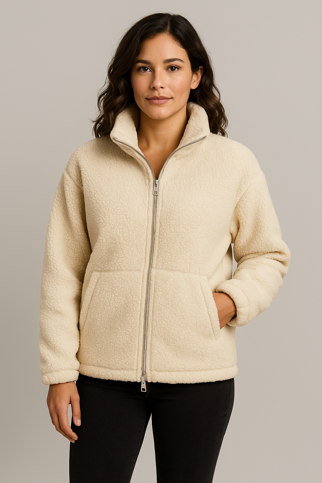 Lara | Abrigo largo de piel suave