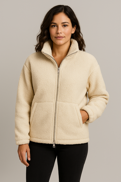 Lara | Abrigo largo de piel suave