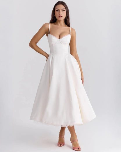 Laura | Vestido ajustado con tirantes finos