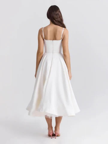 Laura | Vestido ajustado con tirantes finos